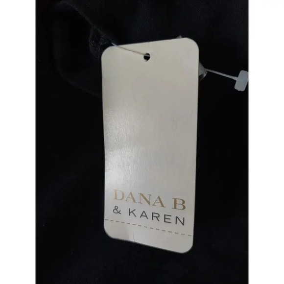 Dana B & Karen Long Sleeve Knit Mock Neck Casual Dress Kangaroo Pockets Size 10 - Picture 5 of 6